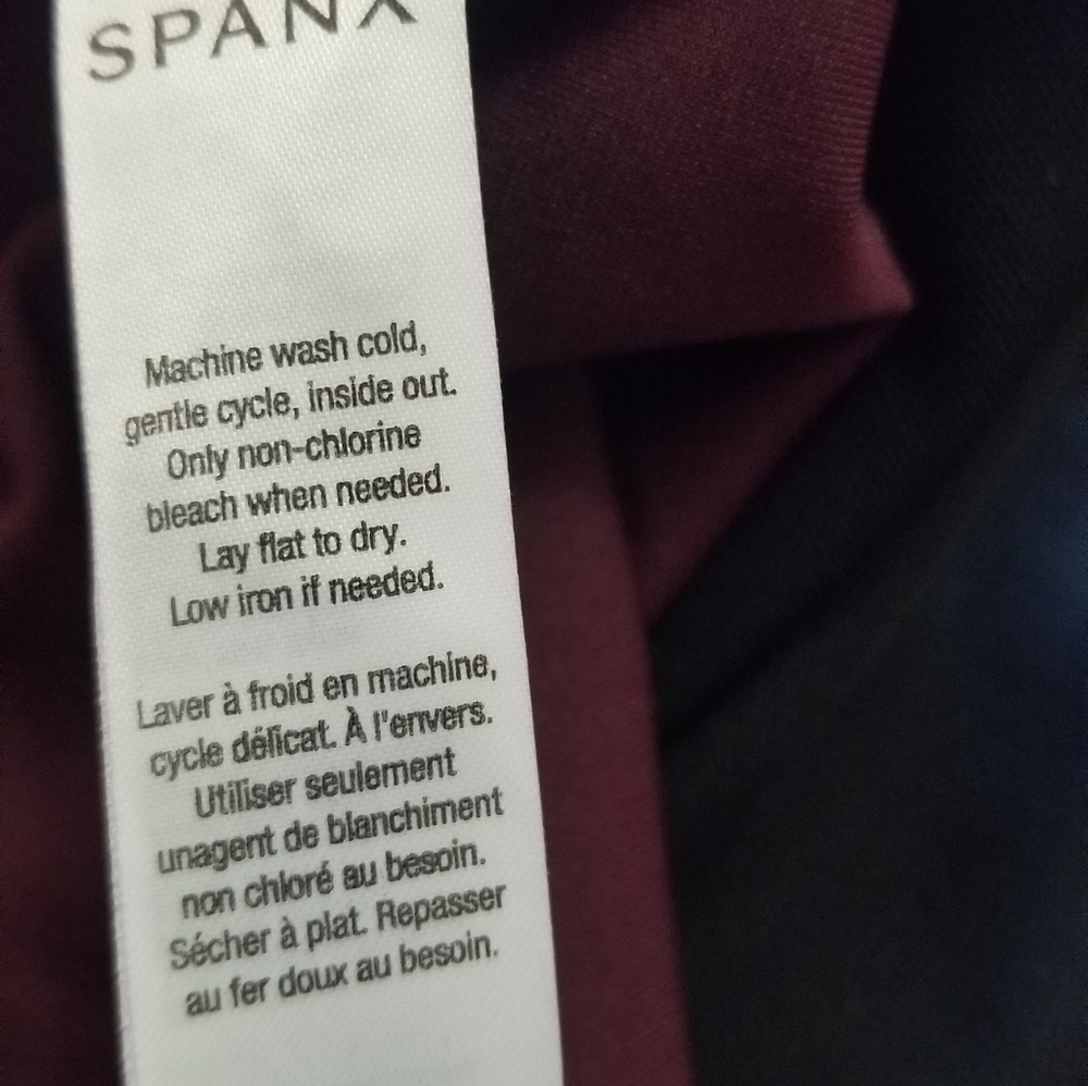 Spanx Micro Rib Knit Control Top Skimmer Leggings Size L - Picture 13 of 14